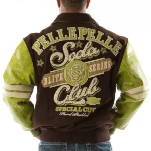 Pelle Pelle Olive Brown Soda Club MB Jacket view 2