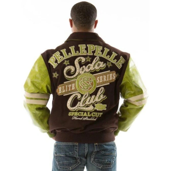 Pelle Pelle Olive Brown Soda Club MB Jacket