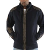 Pelle Pelle Navy Blue Studded Wool Jacket