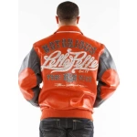 Pelle Pelle Orange Notorious MB Leather Jacket