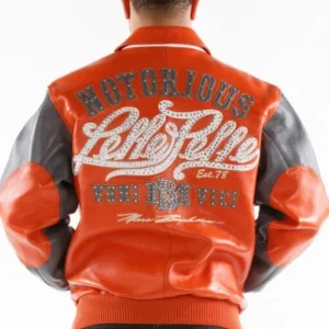 Pelle Pelle Orange Notorious MB Leather Jacket