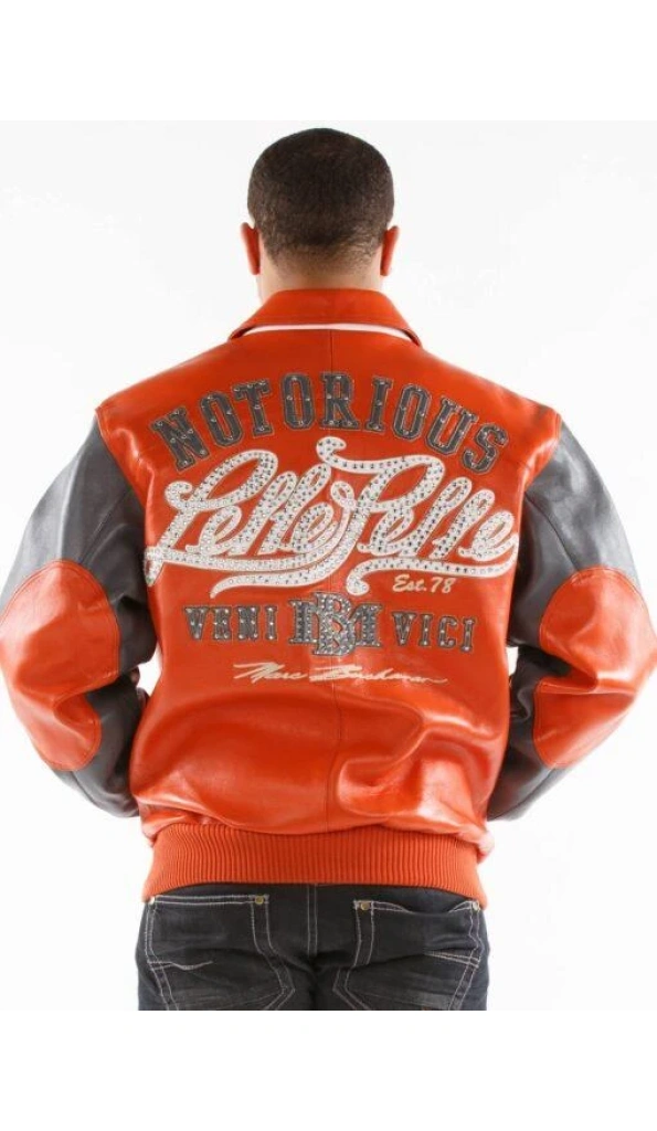 Pelle Pelle Orange Notorious MB Leather Jacket