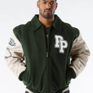 Pelle Pelle World Famous Dark Green Wool Jacket