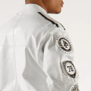 Pelle Pelle Legacy Series White Leather Jacket view 2