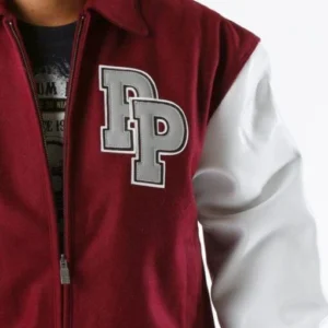 Pelle Pelle World Famous Maroon Wool Jacket view 3