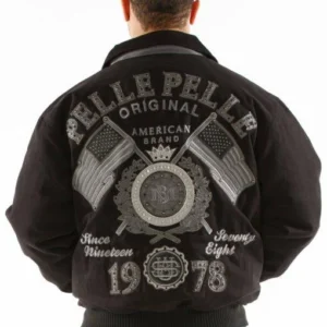 Pelle Pelle American 1978 Black MB Wool Jacket view 2
