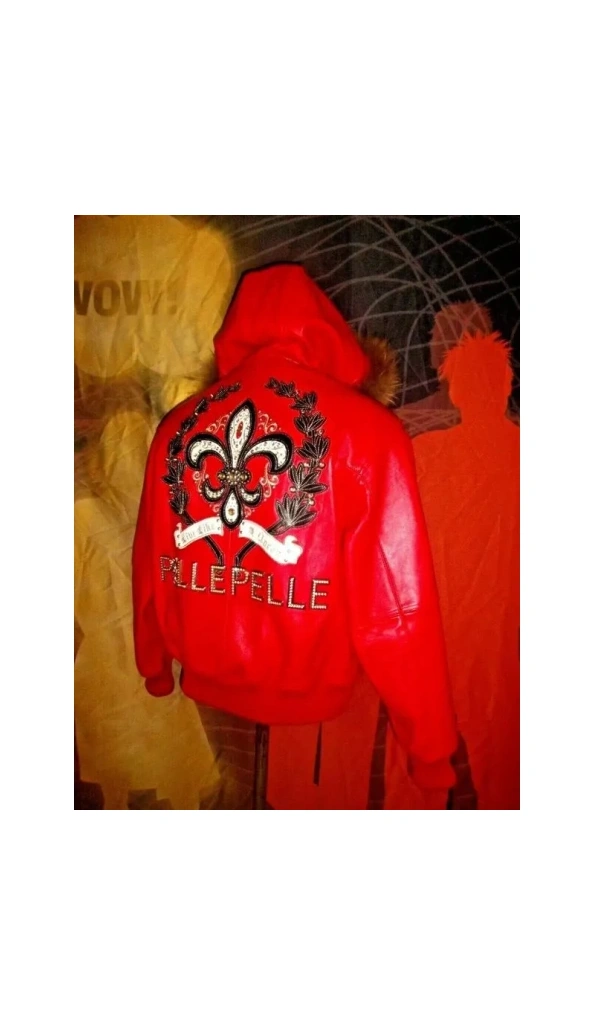Pelle Pelle Fur Trim Bomber Jacket