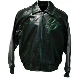 PELLE PELLE BLACK GREEN JACKET SUPERB view 1