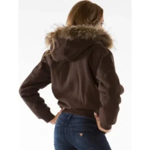 Amazing PELLE PELLE HOODIE DARK BROWN JACKET view 2