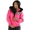 Pelle Pelle Pink MB Crest Fur Hood Jacket