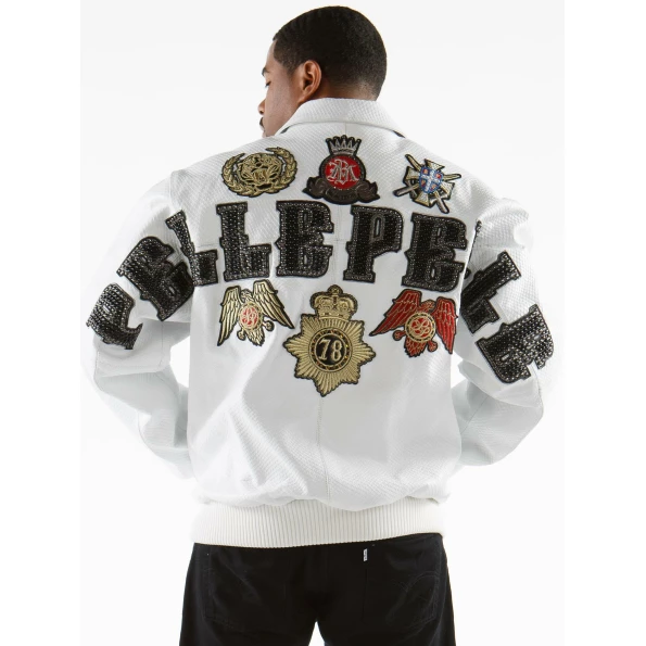 PELLE PELLE MB WHITE LEATHER JACKET view 4