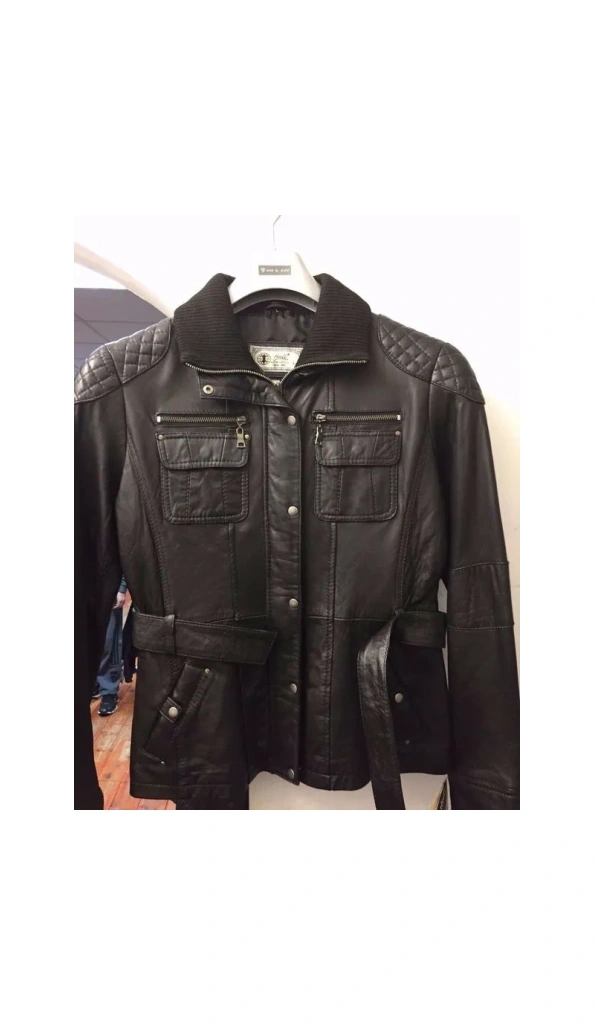 PELLE PELLE WOMENS CASUAL LEATHER JACKET
