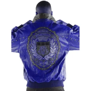 PELLE PELLE BLUE MB LEATHER JACKET view 1