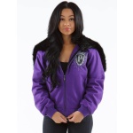 Pelle Pelle Purple Women Wool Jacket