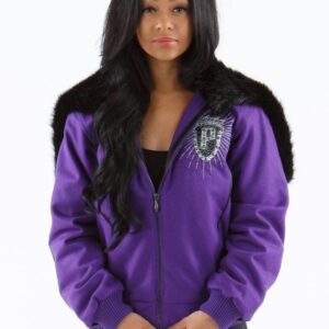 Pelle Pelle Purple Women Wool Jacket