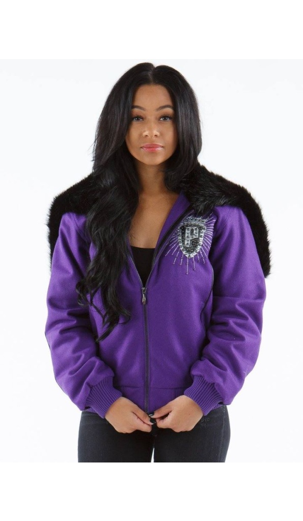 Pelle Pelle Purple Women Wool Jacket