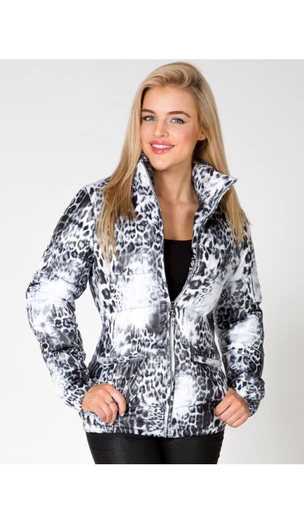 Pelle Pelle Black And White Polyester Jacket