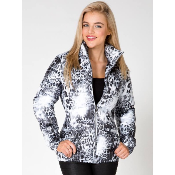 Pelle Pelle Black And White Polyester Jacket