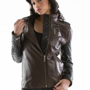 Pelle Pelle Dark Brown Women Leather jacket