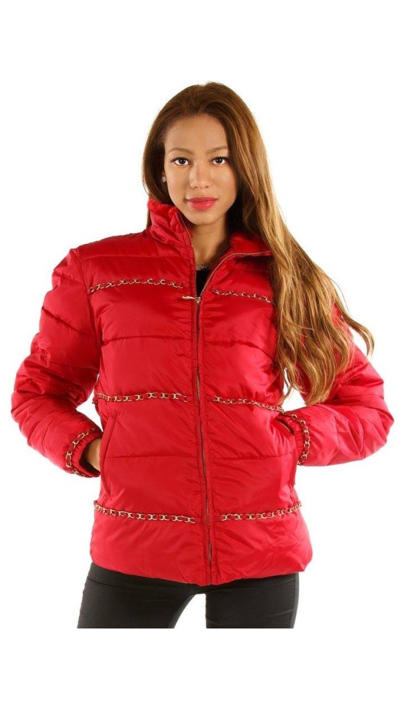 Pelle Pelle Red Women Puffer Jacket