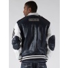 Pelle Pelle White Black Biker Men Jacket