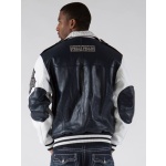 Pelle Pelle White Black Biker Men Jacket