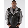 Pelle Pelle Men Biker Plushfoil Print Jacket