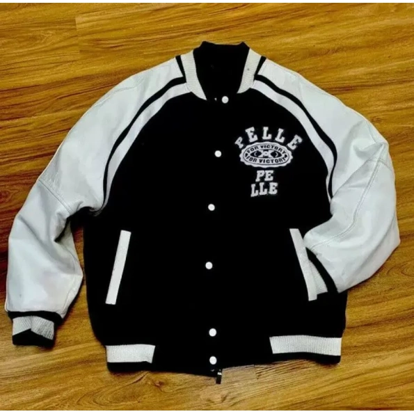 PELLE PELLE PREMIUM BLACK AND WHITE WOOL JACKET