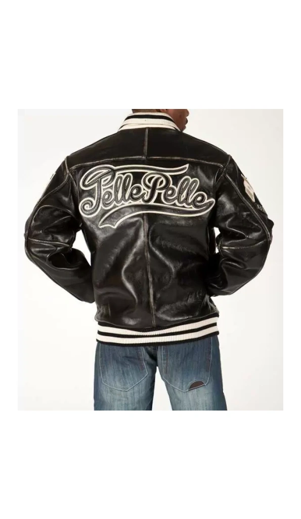 Pelle Pelle Black Bomber Jacket