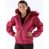 Pelle Pelle Kids Pink Hooded Wool Jacket