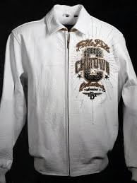 PELLE PELLE CHITOWN WHITE LEATHER JACKET view 2