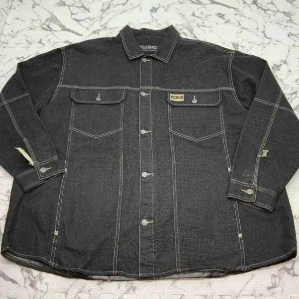 PELLE PELLE BLACK DENIM JACKET