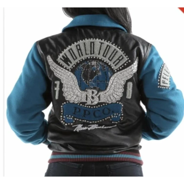 PELLE PELLE WORLD TOUR BLUE WOOL JACKET