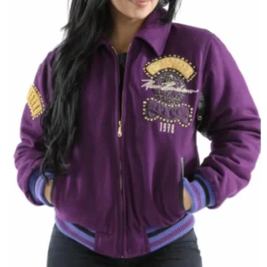 PELLE PELLE PPCO 1978 PURPLE WOOL JACKET view 1