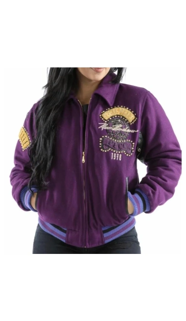 PELLE PELLE PURPLE WOOL JACKET
