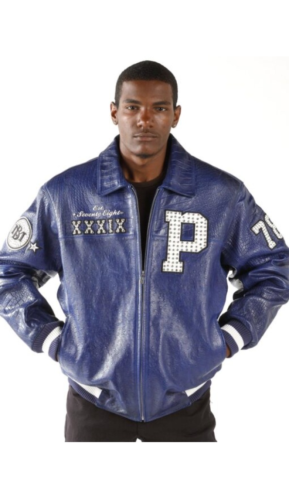 Pelle Pelle Men Blue 1978 Leather Jacket