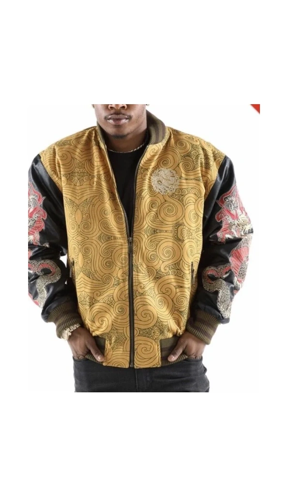 PELLE PELLE DRAGON BLACK LEATHER JACKET