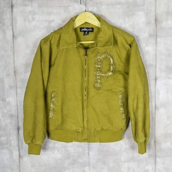 Pelle Pelle Marc Buchanan Olive Bomber Jacket