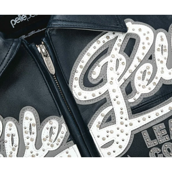 PELLE PELLE 78 NAVY LEATHER JACKET view 3