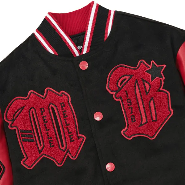 Pelle Pelle Black Varsity Wool Jacket view 2