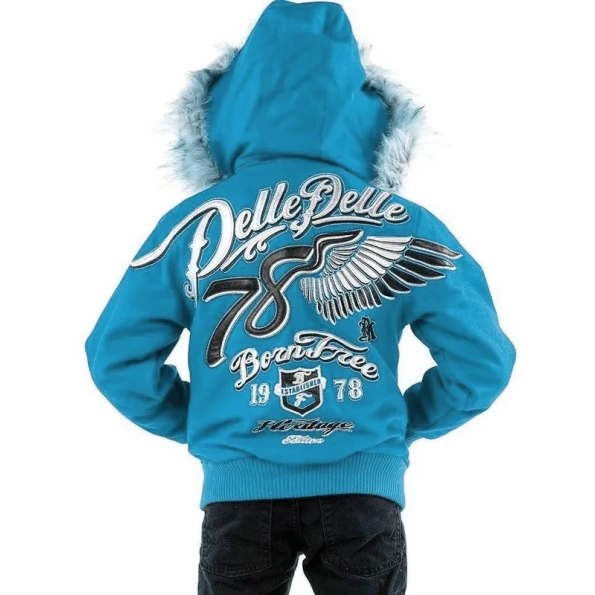 PELLE PELLE KIDS BORN FREE TURQOUSE JACKET