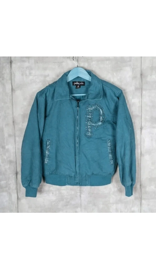 Pelle Pelle MB Turquoise Bomber Jacket