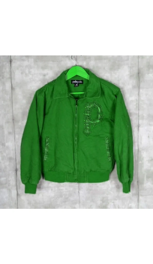 Pelle Pelle Marc Buchanan Dark Green Bomber Jacket