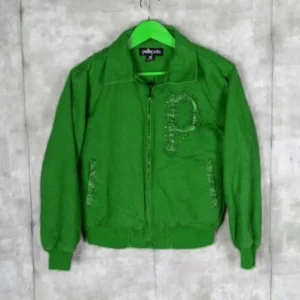 PELLE PELLE VINTAGE DARK GREEN WOOL JACKET