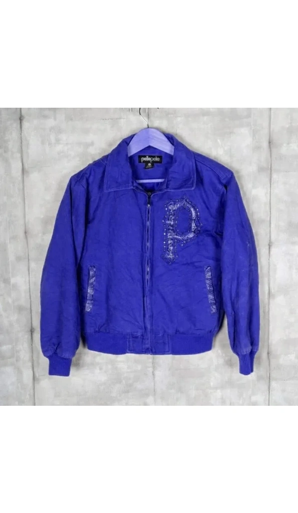 Pelle Pelle Marc Buchanan Dark Blue Bomber Jacket