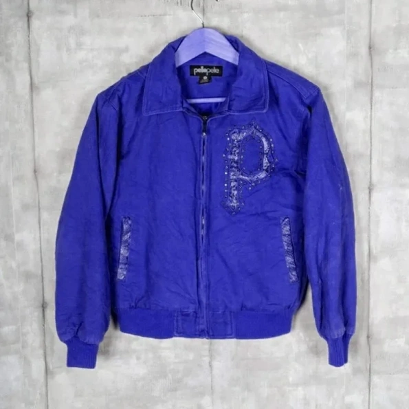 Pelle Pelle Marc Buchanan Dark Blue Bomber Jacket