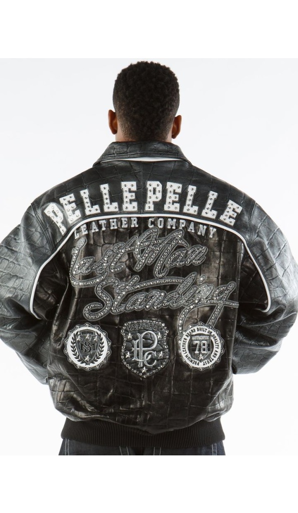 Pelle Pelle Man Standing Black Leather Jacket