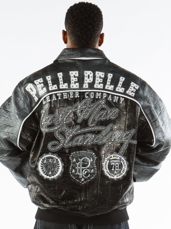 Pelle Pelle Man Standing Black Leather Jacket