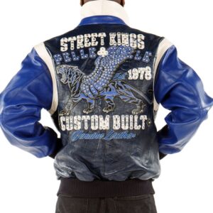 Pelle Pelle Street King1978 Blue Leather Jacket