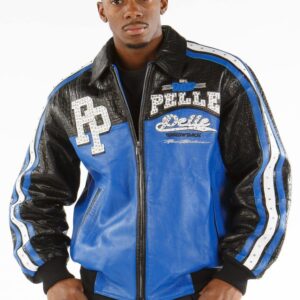 Pelle Pelle Blue Leather Jacket view 1